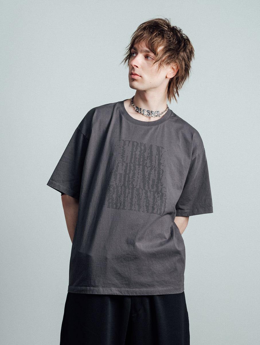 AR-0009 S/S TEE [DEGITAL LOGO]